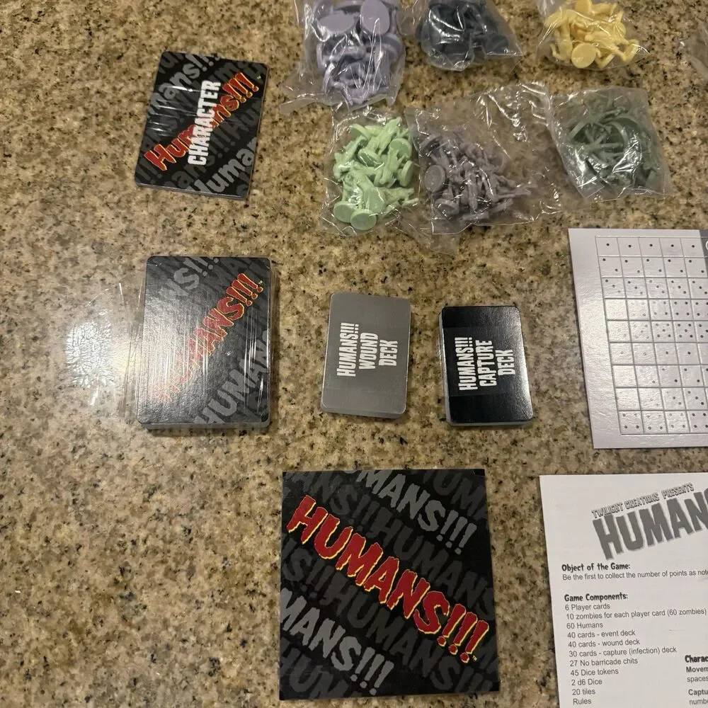 Send More Humans!!! Bloody As Hell Board Card Game Twilight Creations Open Box